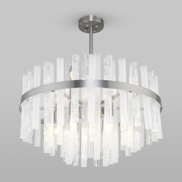 Умная потолочная люстра 367/9 Smart никель