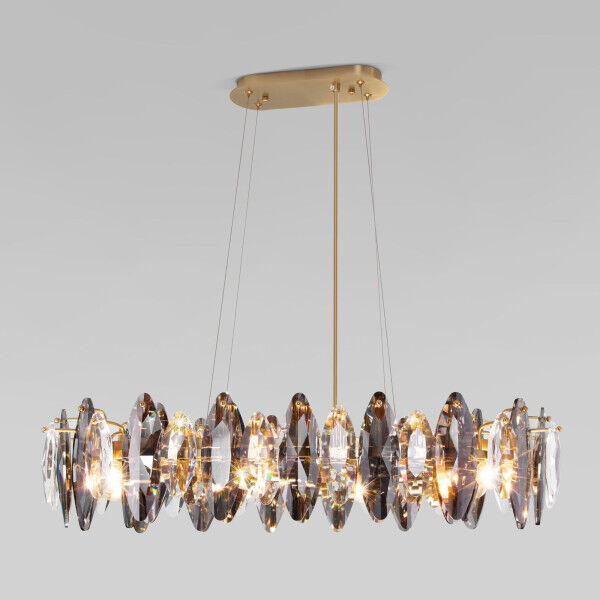 Умный подвесной светильник c хрусталем