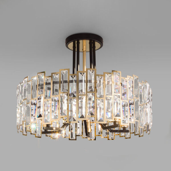 Умный потолочный светильник с хрусталем