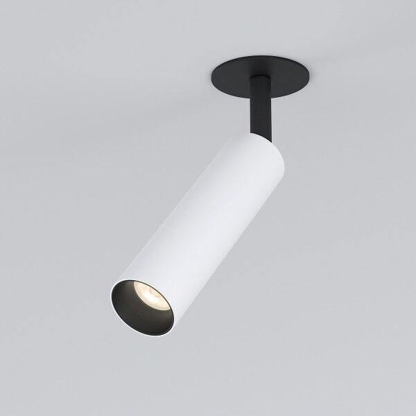 Встраиваемый светодиодный светильник Diffe белый/черный 25040/LED