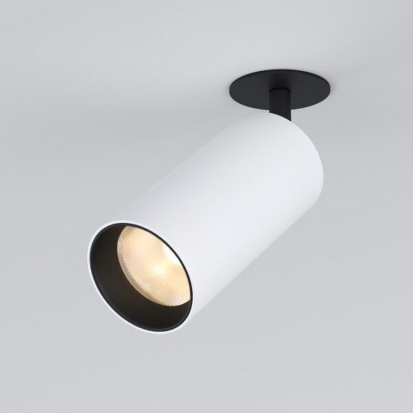 Встраиваемый светодиодный светильник Diffe белый/черный 25066/LED