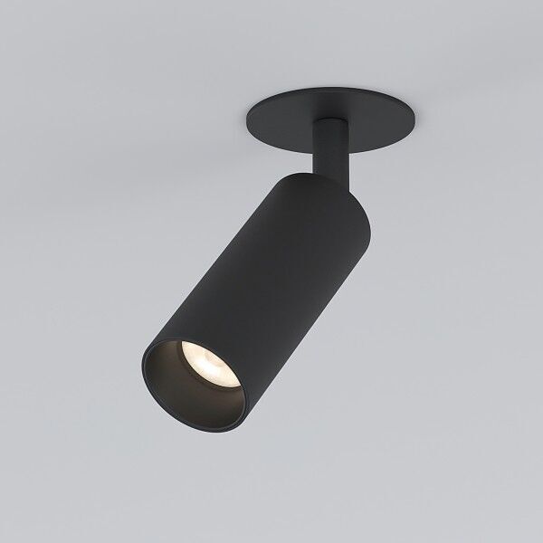 Встраиваемый светодиодный светильник Diffe черный 25039/LED