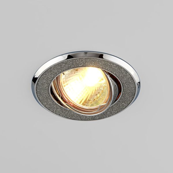 Встраиваемый точечный светильник 611 MR16 SL серебряный блеск/хром. Превью 1