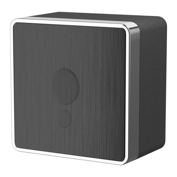 Вывод кабеля Gallant графит рифленый W5050204