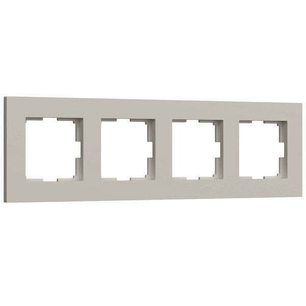 Рамка из поликарбоната на 4 поста Slab бронза софт