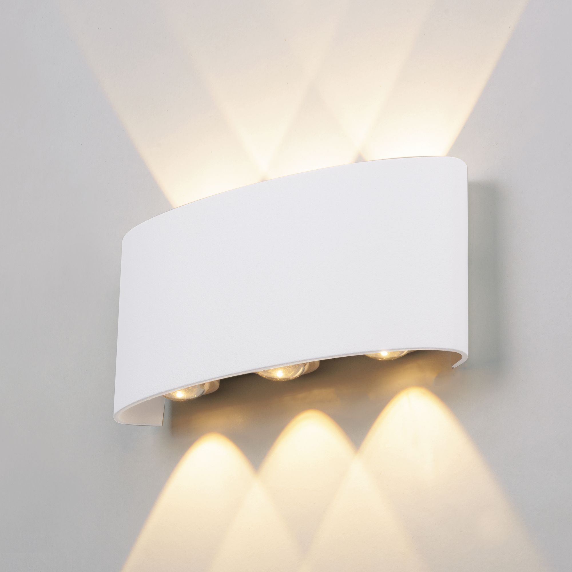 Пылевлагозащи<wbr>щенный светодиодный светильник Twinky Trio белый IP54 1551 Techno LED белый. Фото 1