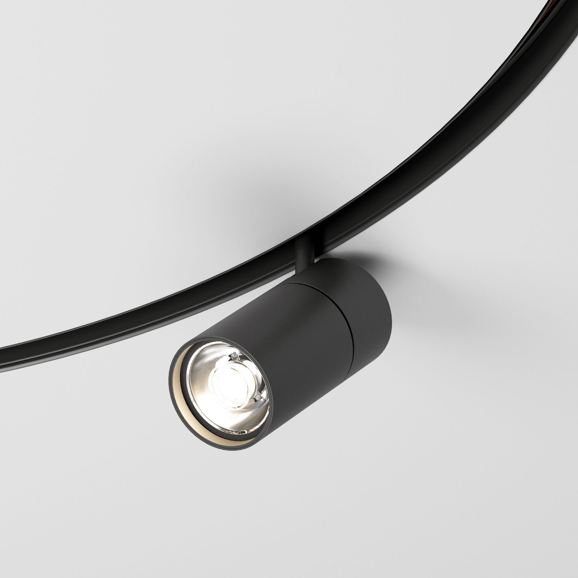 Slim Magnetic Трековый светильник для радиусного шинопровода 20W 4200K Comfi чёрный Ø 1200мм Elektrostandard Slim Magnetic 85190/01. Фото 1
