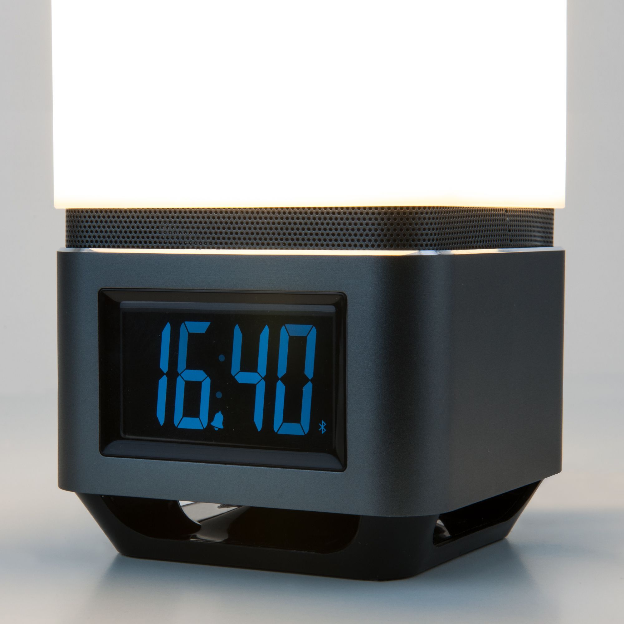 Smart-лампа с Bluetooth-колонкой Eurosvet Media 80418/1 серебристый. Фото 5