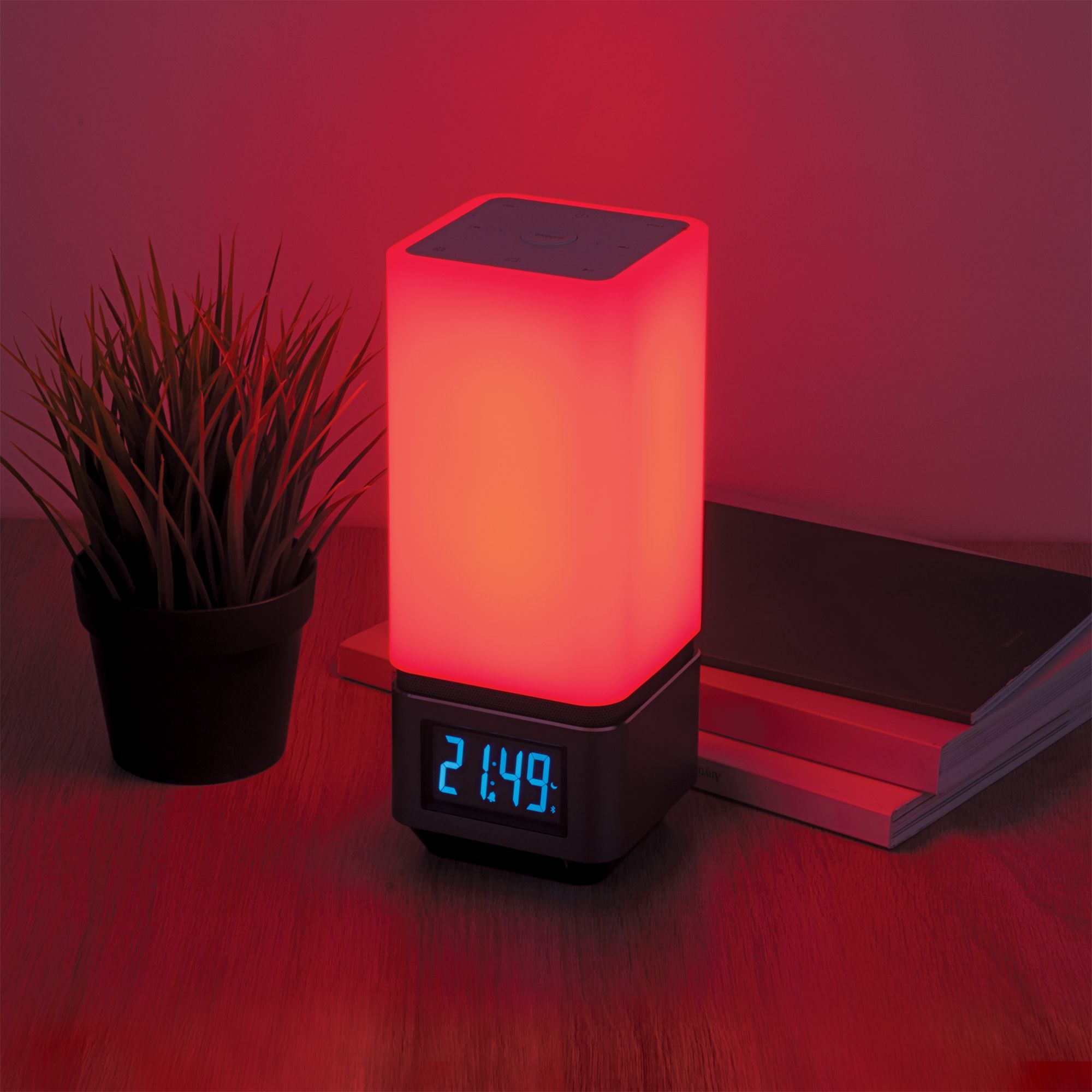 Smart-лампа с Bluetooth-колонкой Eurosvet Media 80418/1 серебристый. Фото 10