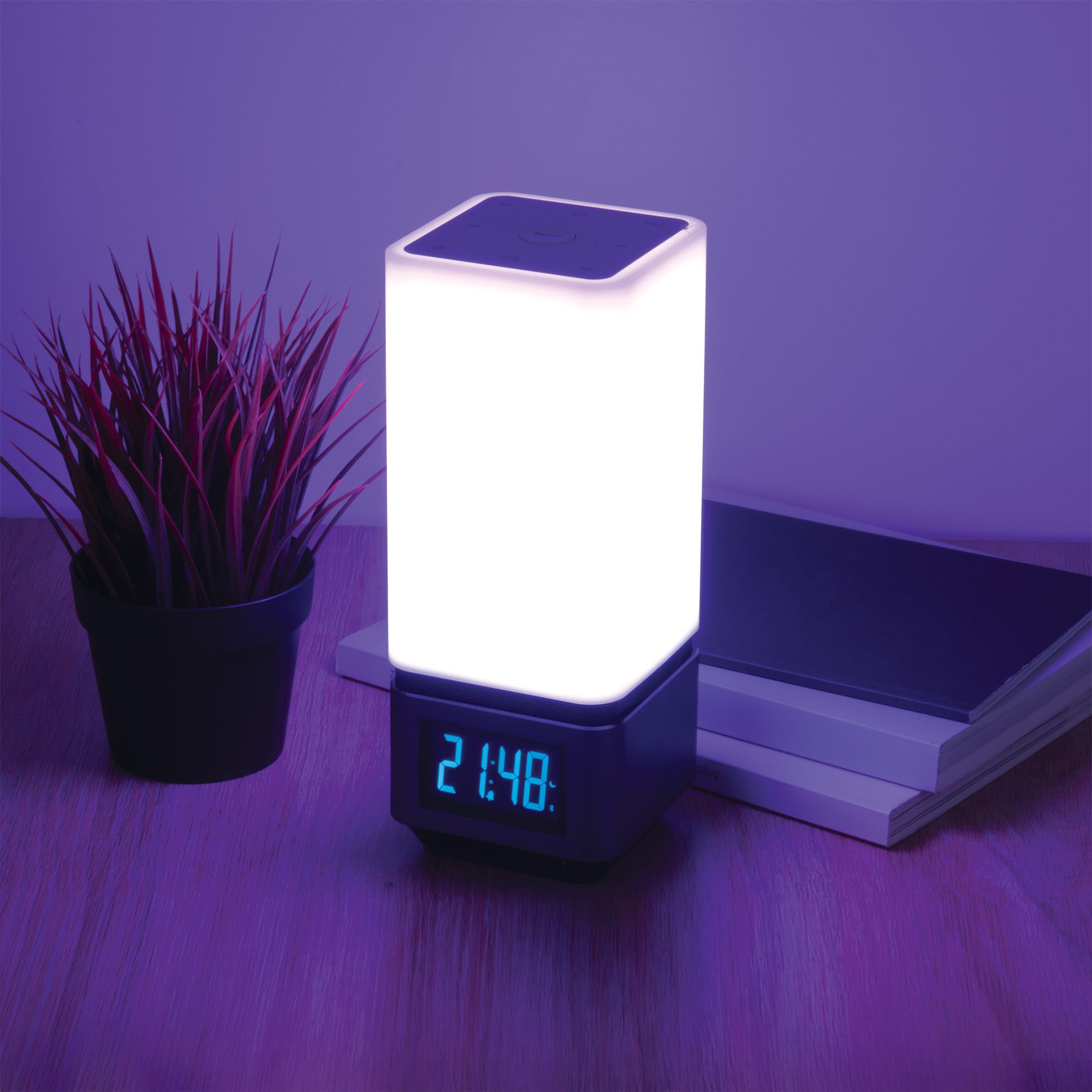 Smart-лампа с Bluetooth-колонкой Eurosvet Media 80418/1 серебристый. Фото 12