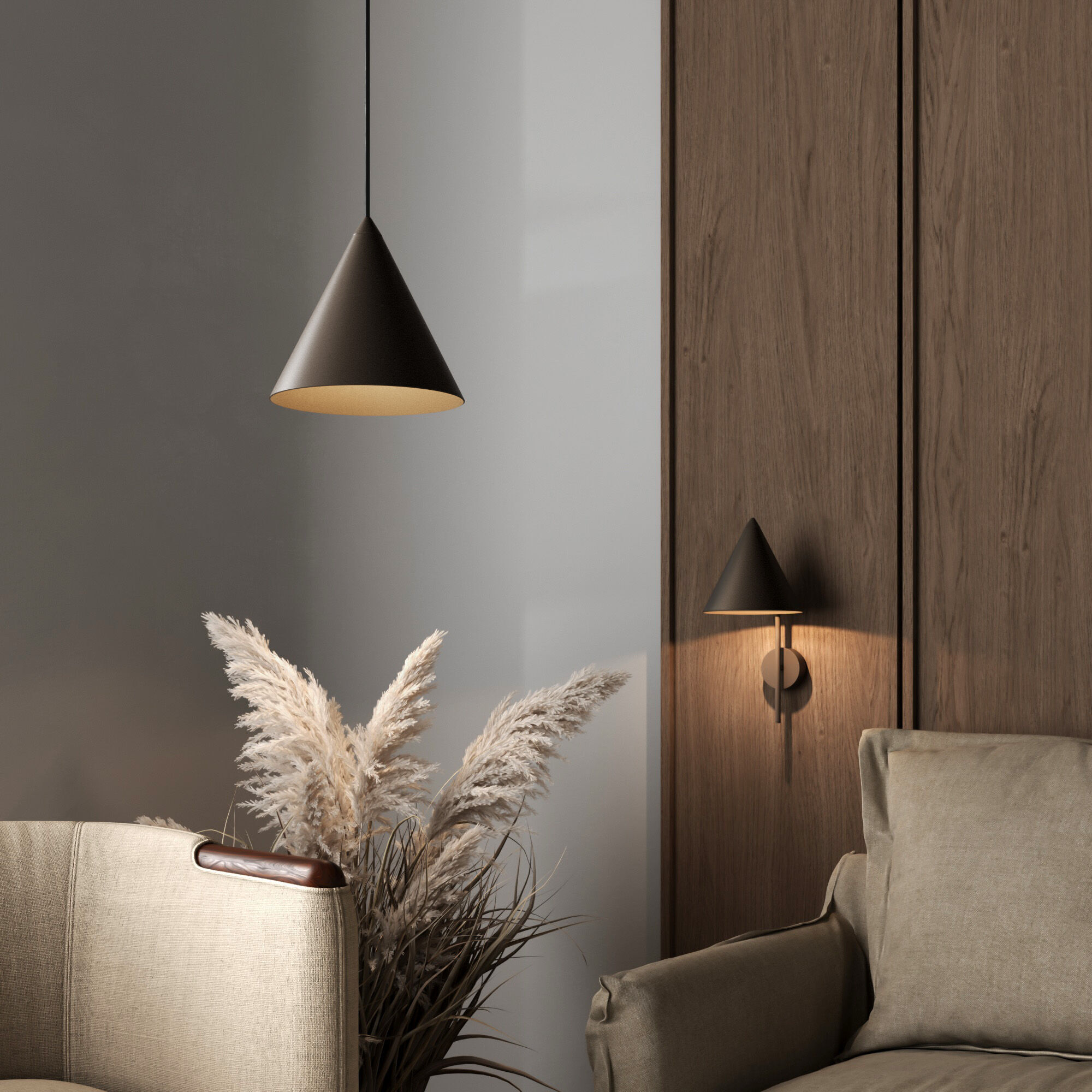 Светильник настенный TK Lighting Cono 11088 CONO BROWN. Фото 6