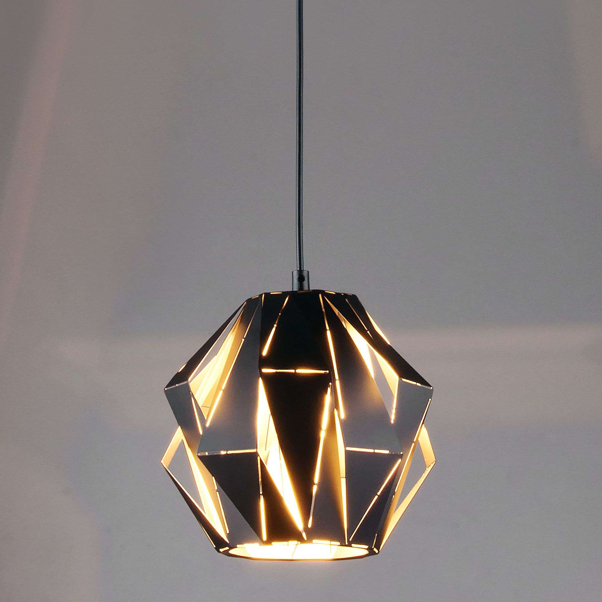 Светильник подвесной матовый в стиле лофт 50137/1 черный