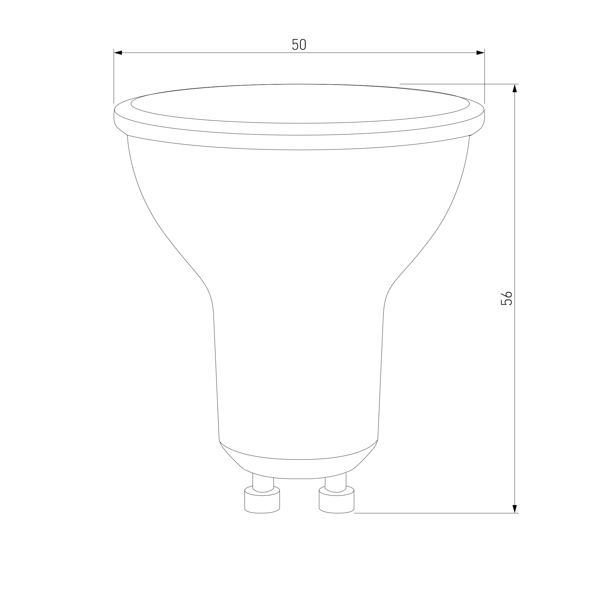 Светодиодная лампа Dimmable JCDR 7W 4200K GU10 BLGU1017 - вид 2