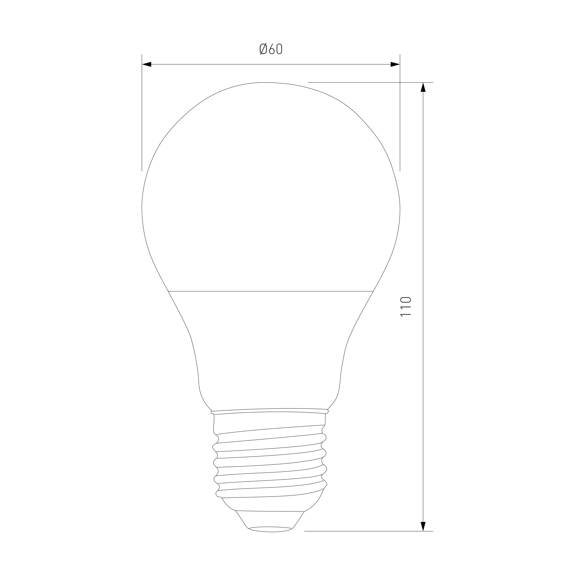 Светодиодная лампа Classic LED D 12W 3300K E27 А60 BLE2768 - вид 2