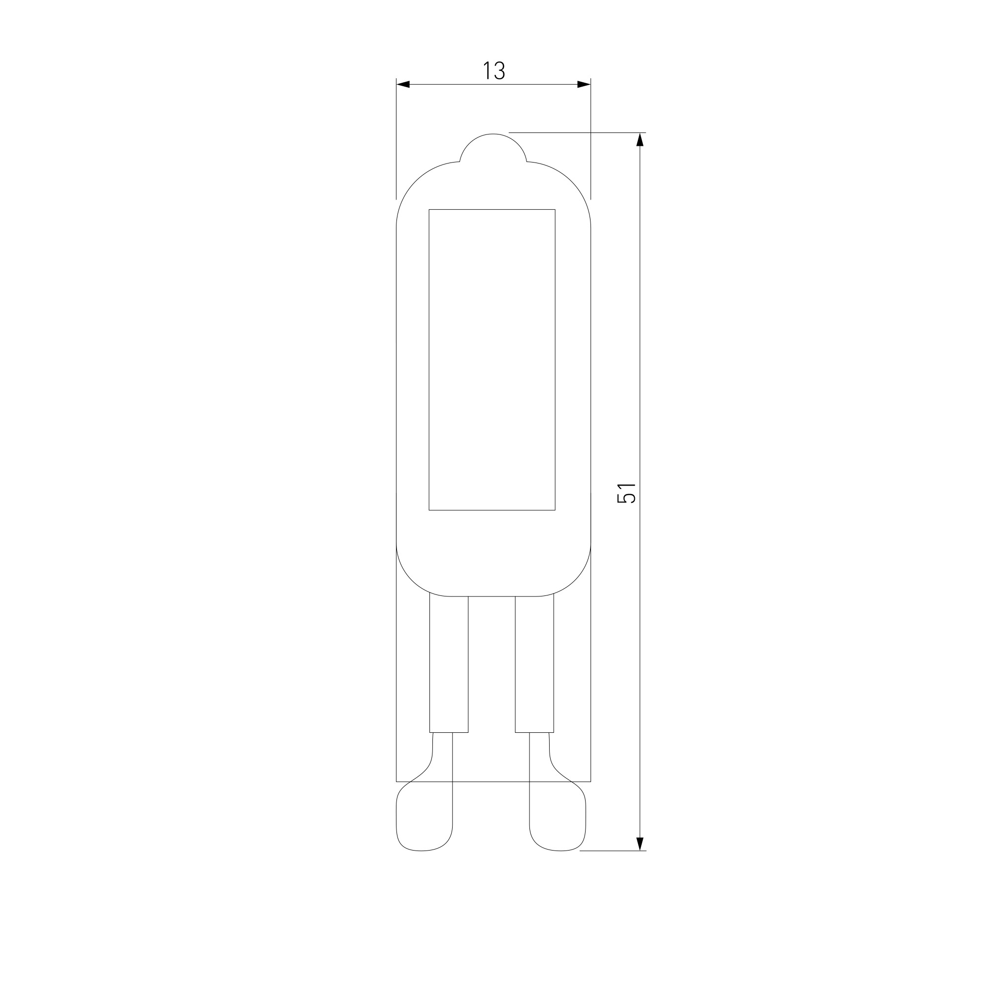 Светодиодная лампа G4 LED 3W 220V 3300K стекло BLG416 - вид 2