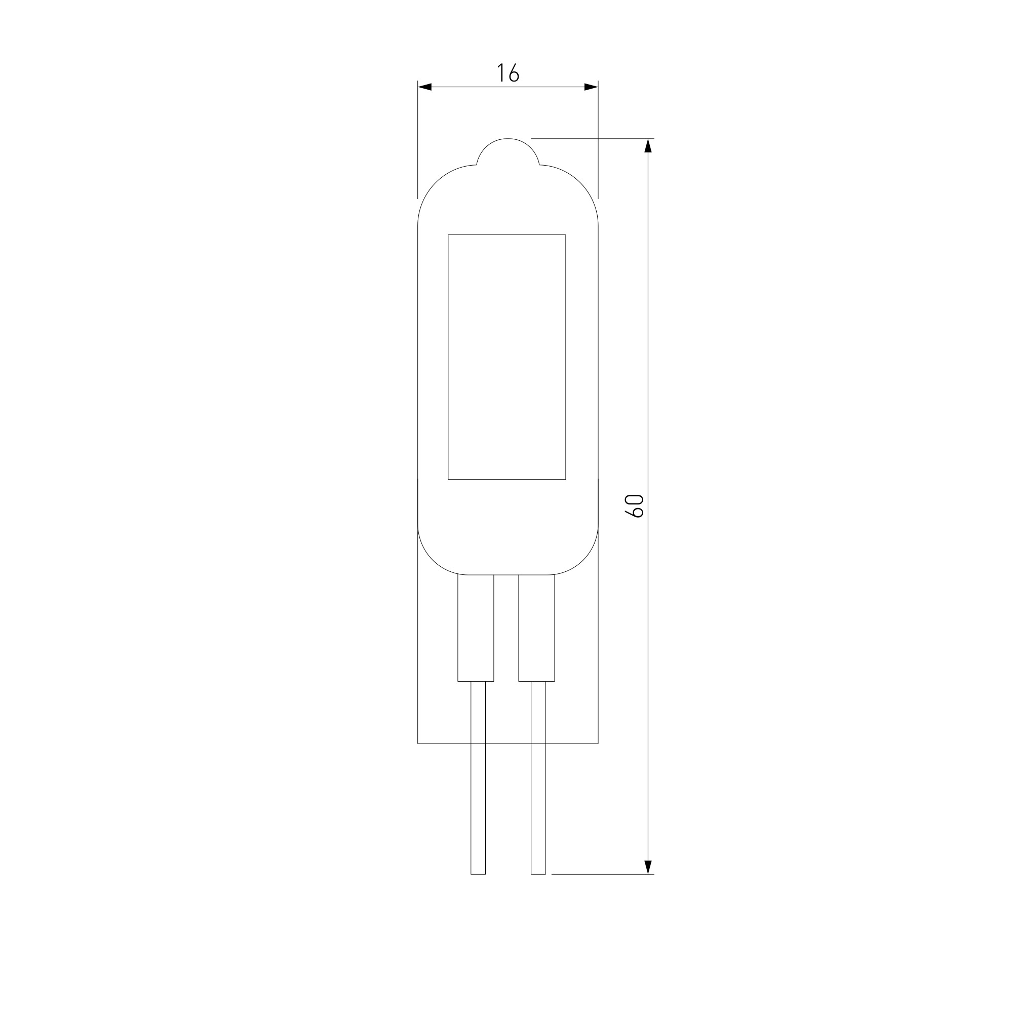 Светодиодная лампа G4 LED 5W 220V 3300K стекло BLG419 - вид 2