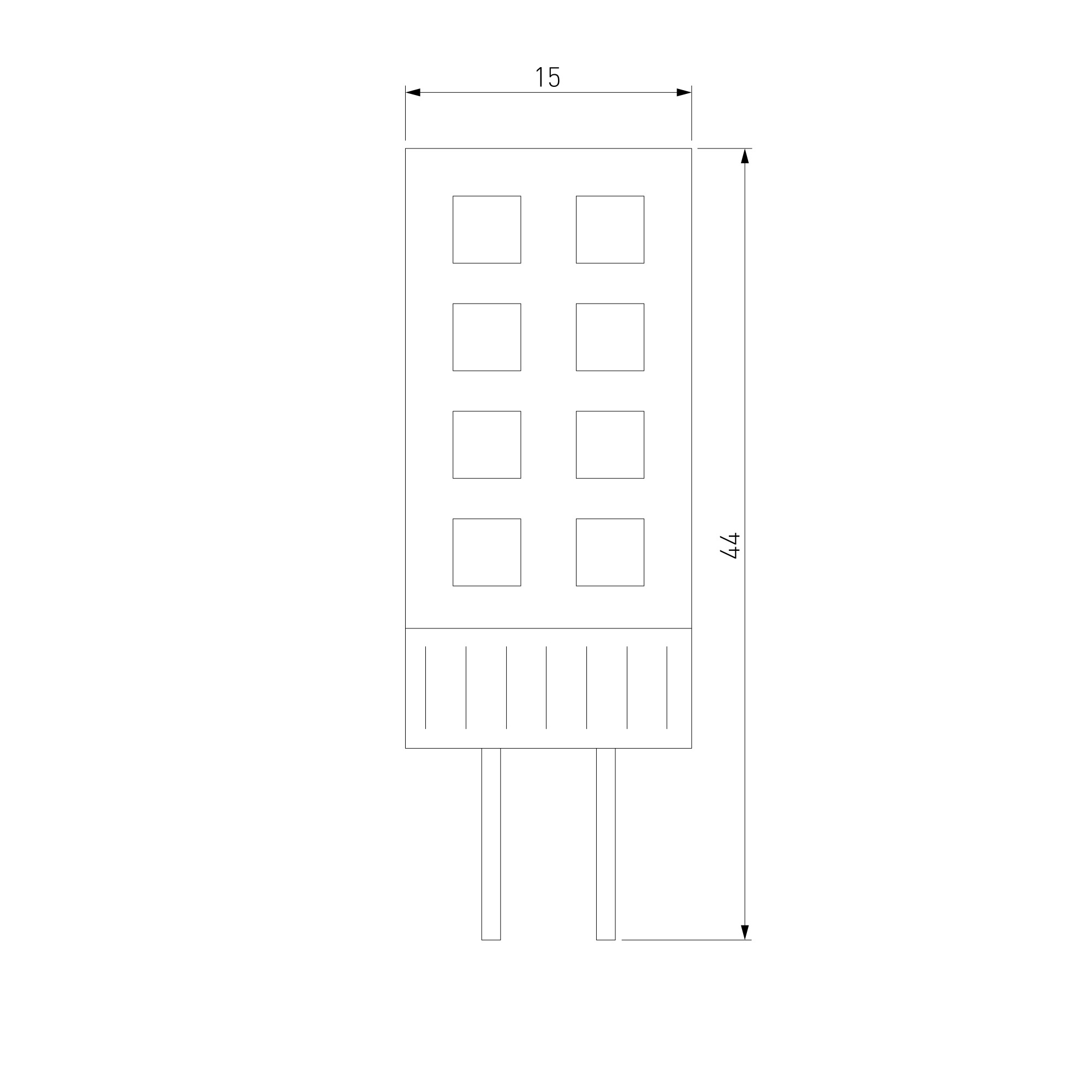 Светодиодная лампа JC 5W 220V 4200K G4 BLG404 - вид 2