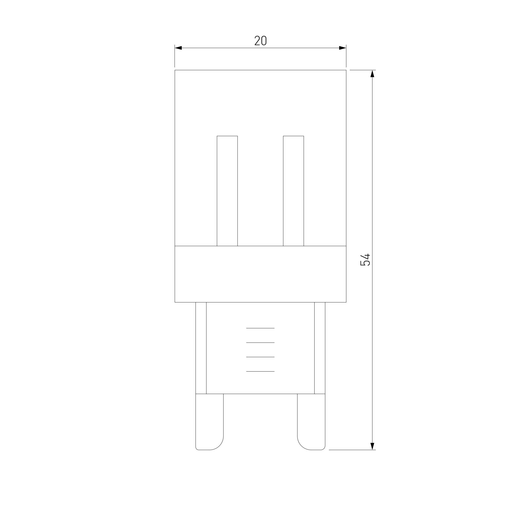 Светодиодная лампа JCD 9W 220V 4200K G9 BLG904 - вид 2