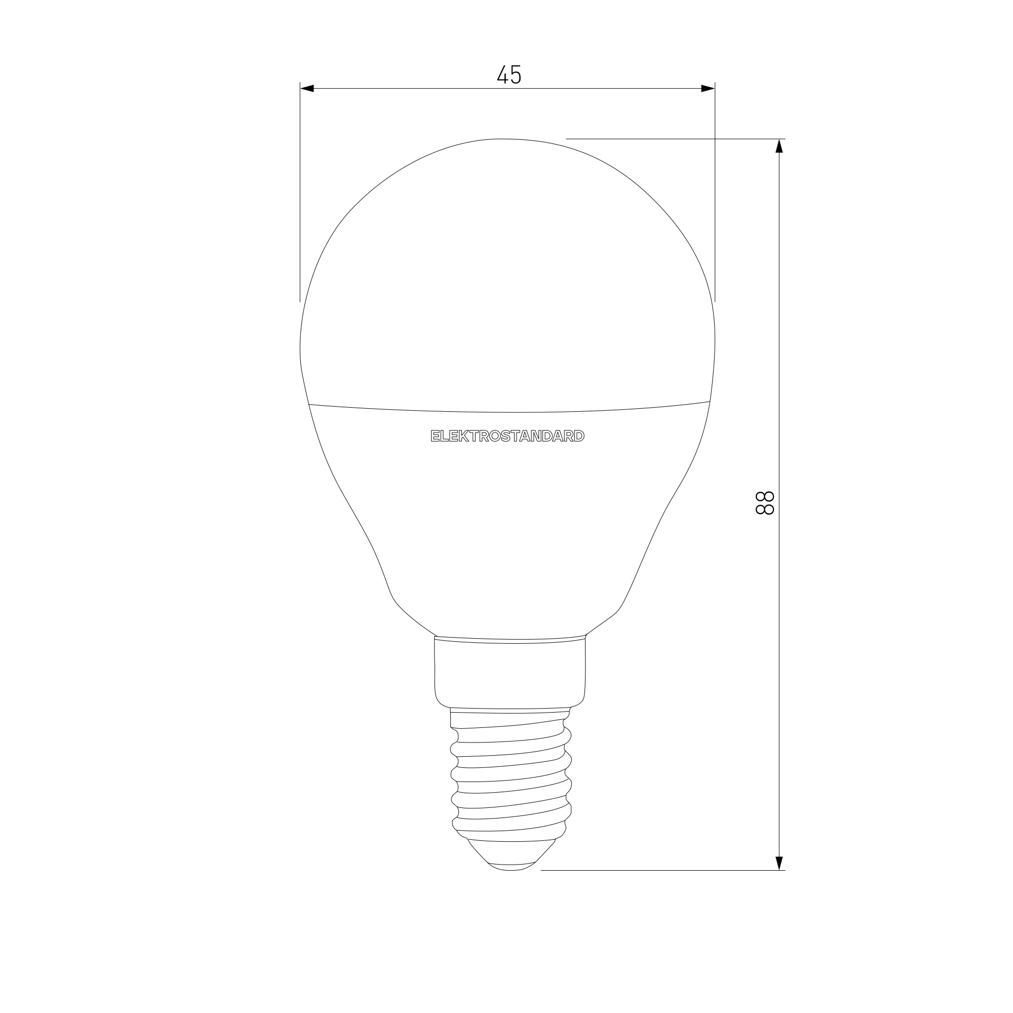 Светодиодная лампа Mini Classic LED 9W 3300K E14 BLE1442 - вид 2