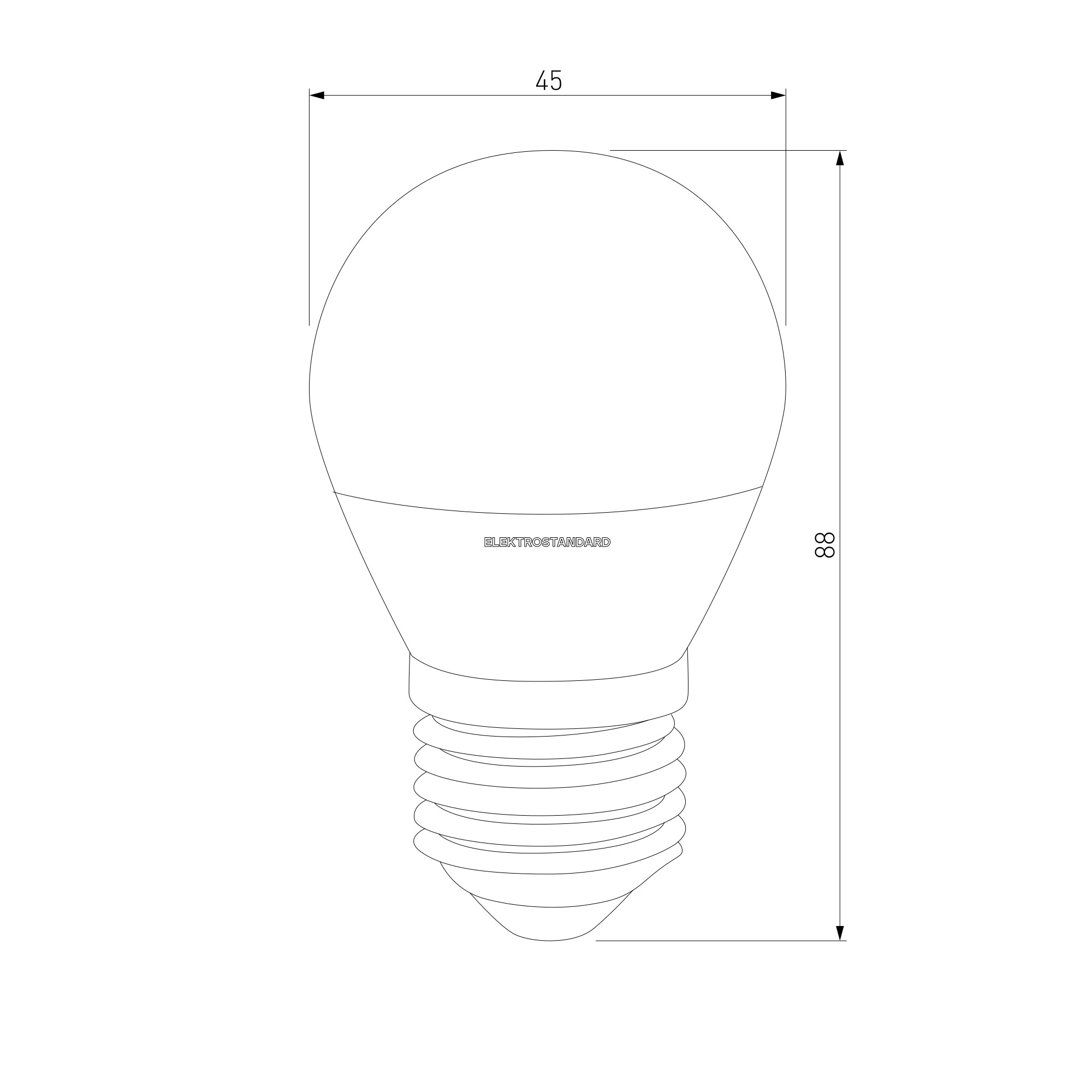 Светодиодная лампа Mini Classic LED 9W 3300K E27 BLE2762 - вид 2