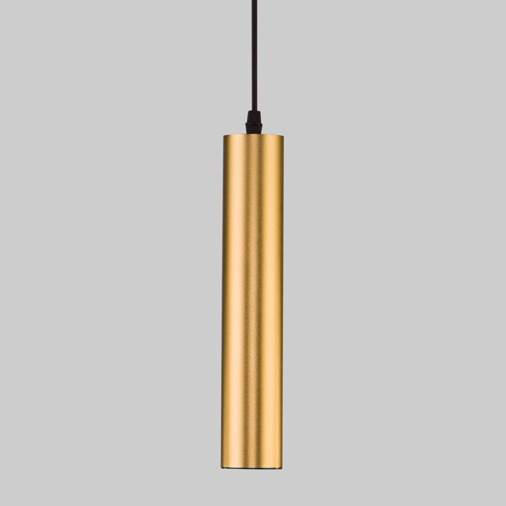 Светодиодный подвесной светильник Eurosvet Single 50161/1 LED золото. Фото 2