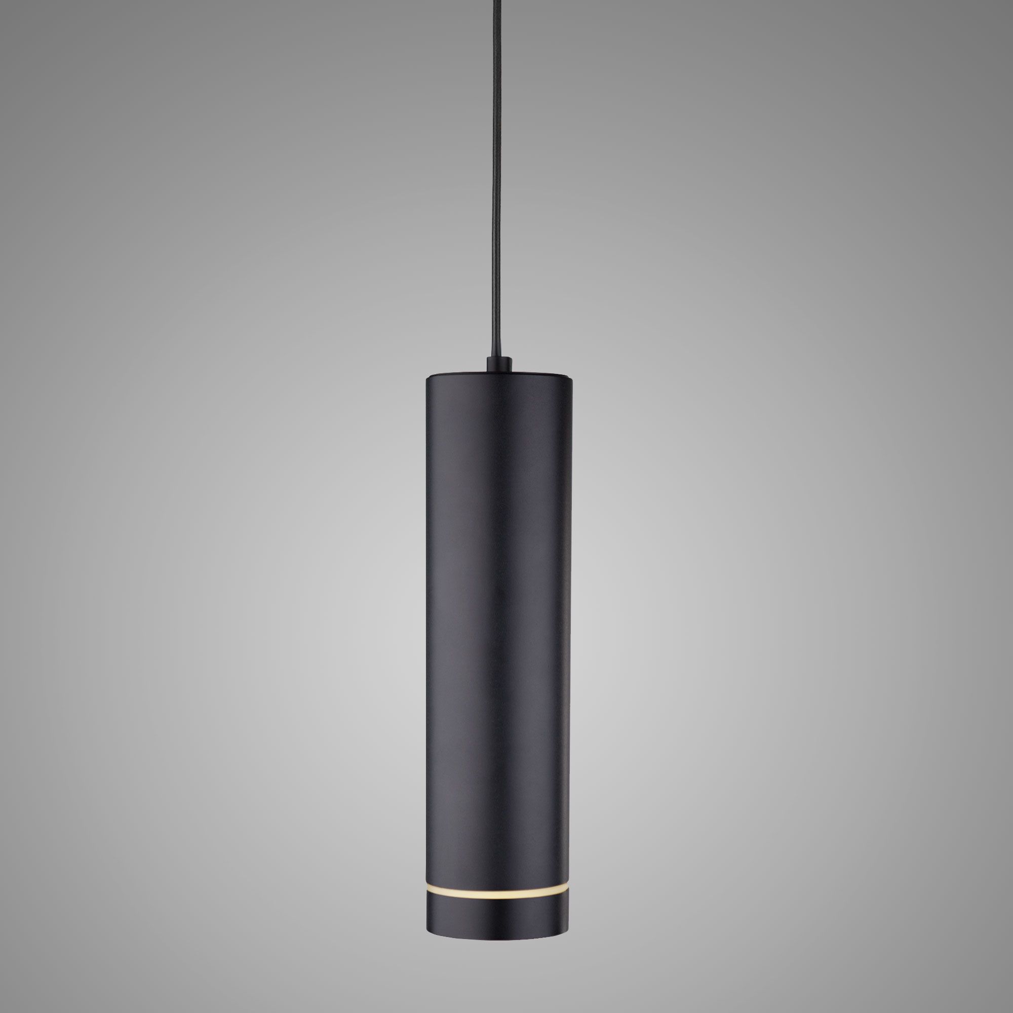 Подвесной светодиодный светильник Elektrostandard Topper DLR023 12W 4200K черный матовый. Фото 2