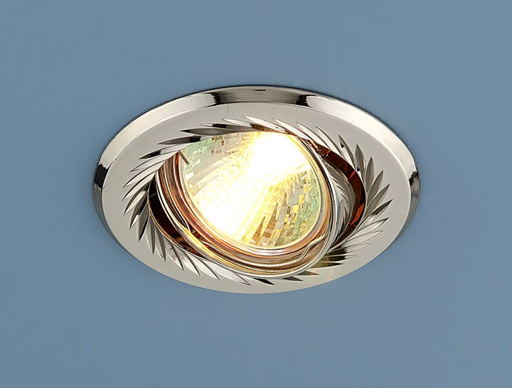Встраиваемый точечный светильник 704 CX MR16 PS/N перл. серебро/никель. Фото 1