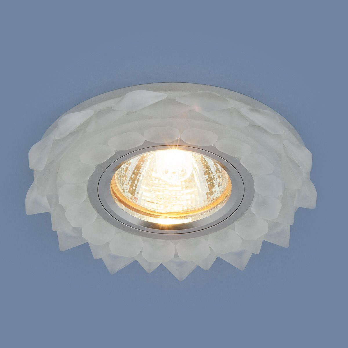 Точечный светильник с LED подсветкой Elektrostandard 2208-2209-2210 2209 MR16 Matt Ice матовый лед. Фото 2