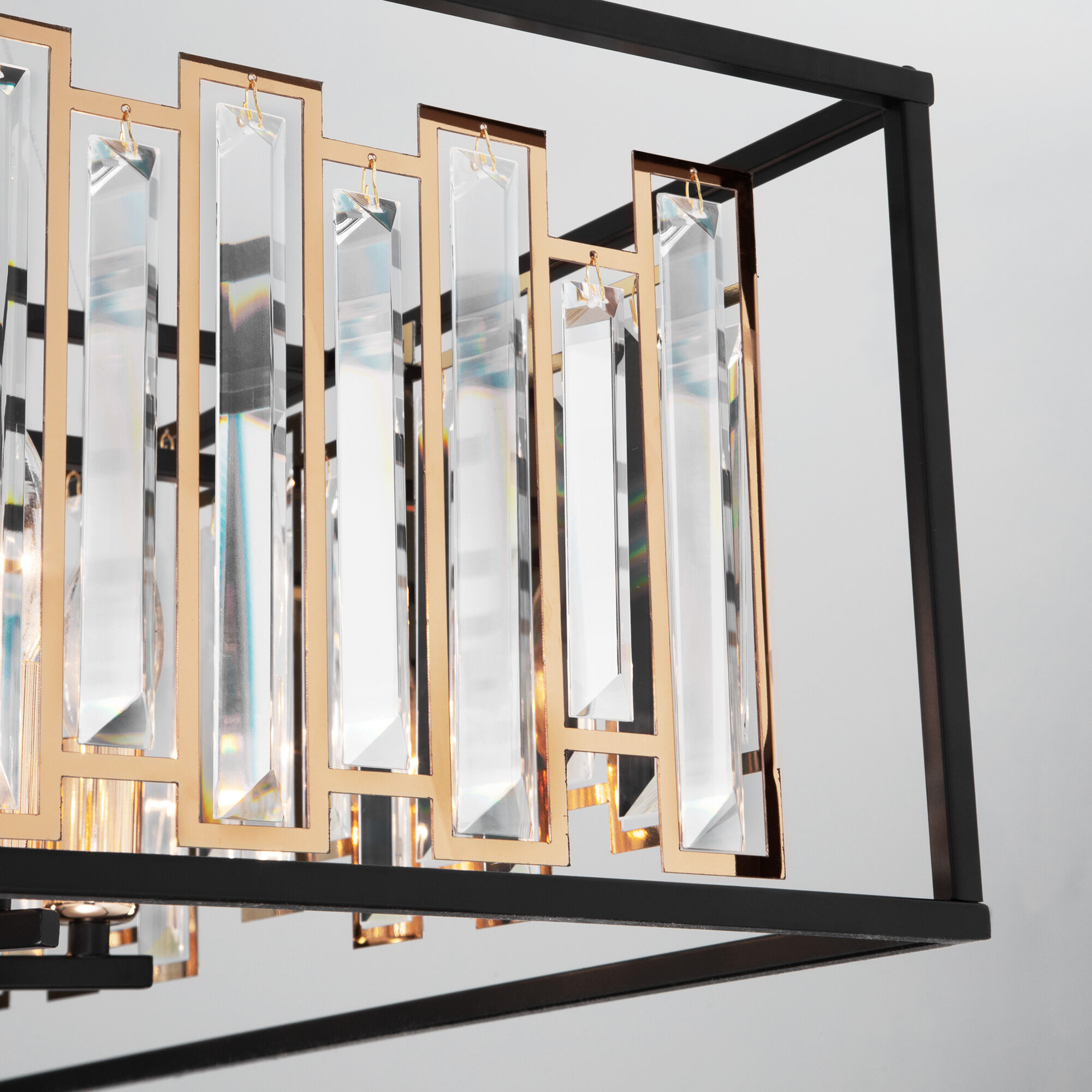 Умная подвесная люстра с хрусталем Bogate's Cella 377/9 Smart. Фото 2