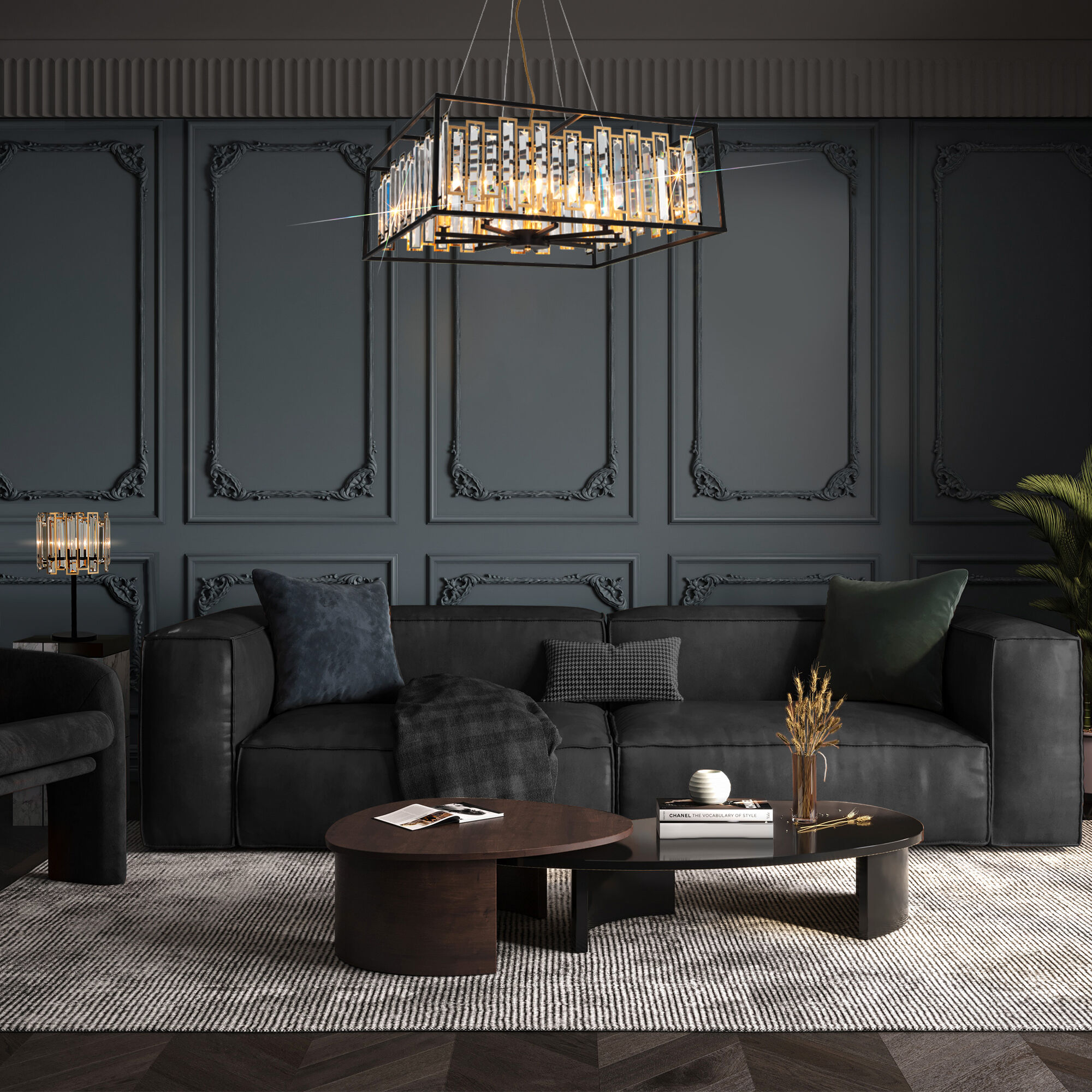 Умная подвесная люстра с хрусталем Bogate's Cella 377/9 Smart. Фото 4