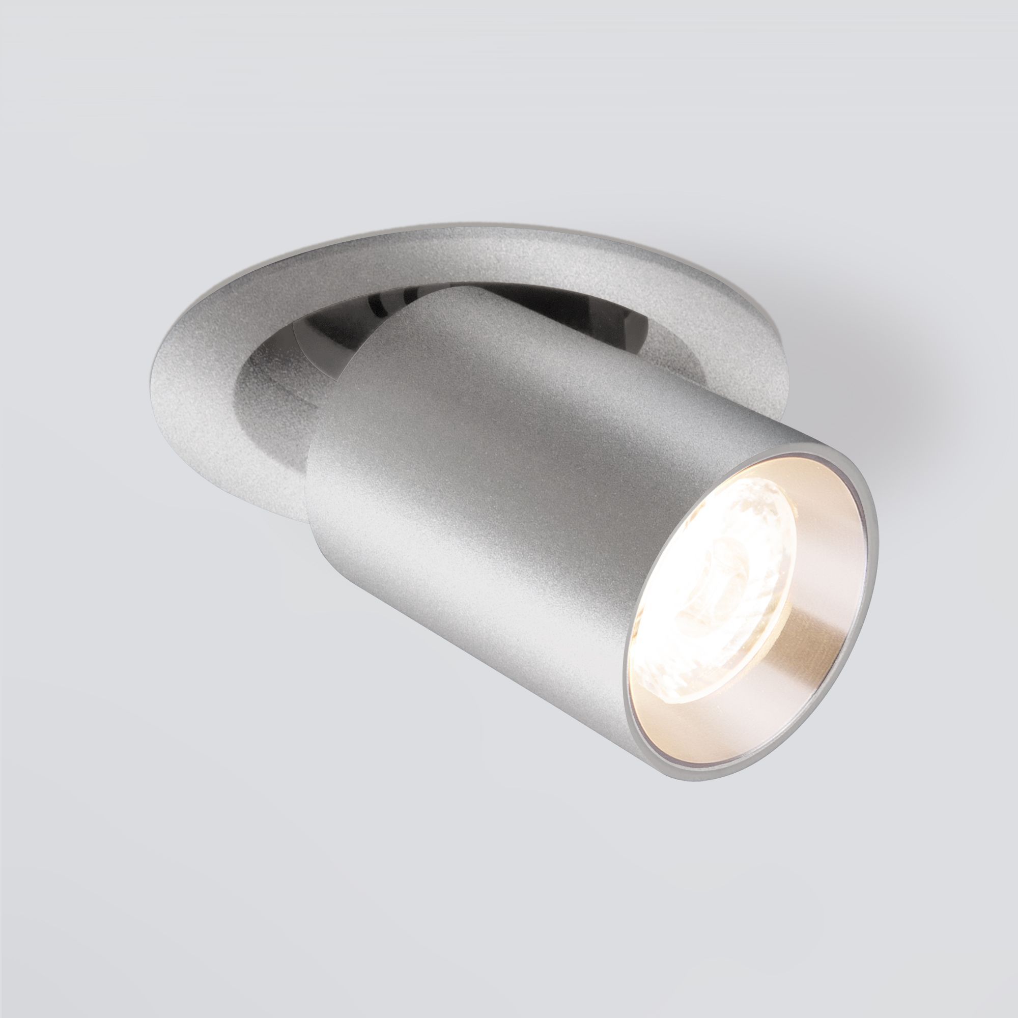 Встраиваемый точечный светодиодный светильник Elektrostandard Pispa 9917 LED 10W 4200K серебро. Фото 1