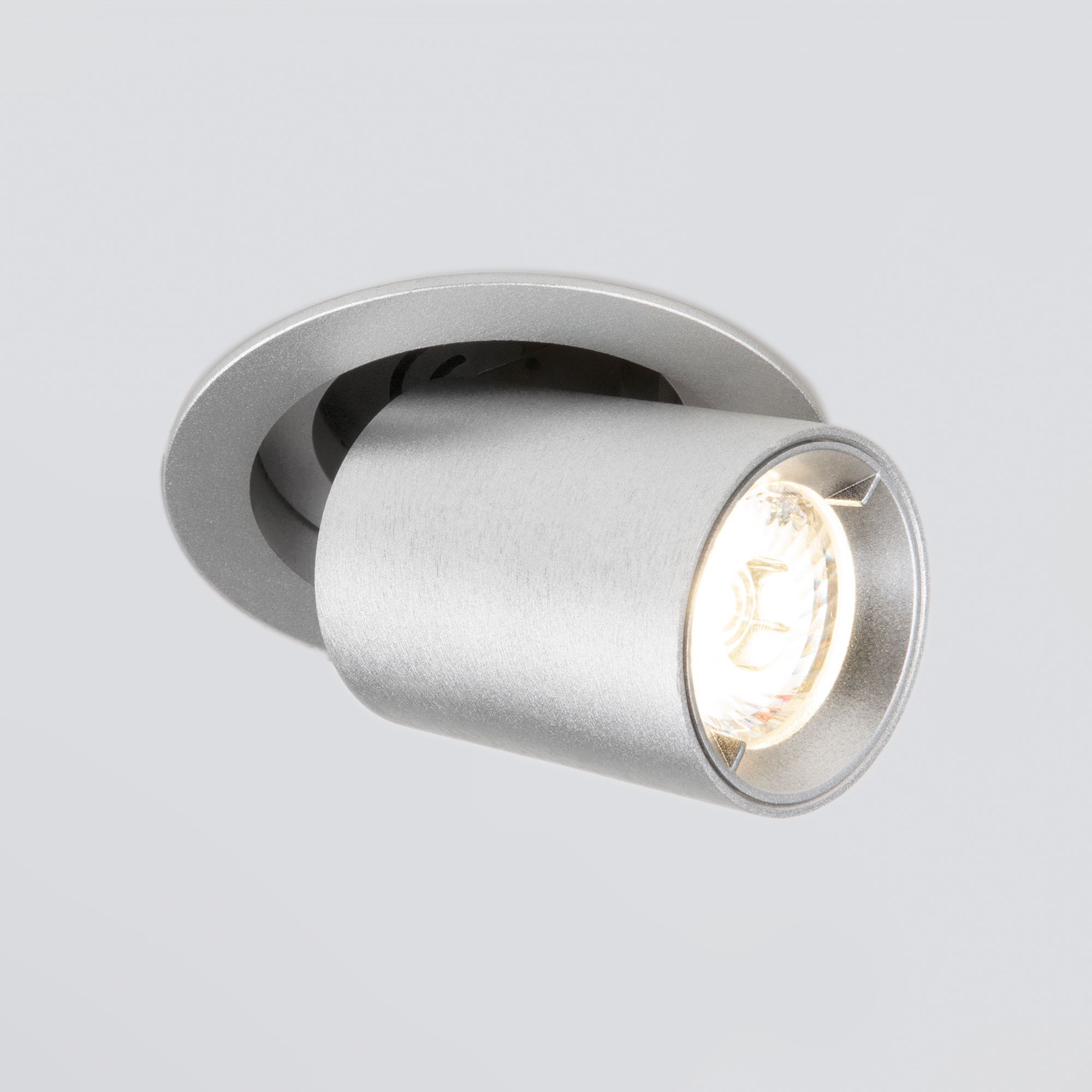 Встраиваемый точечный светодиодный светильник Elektrostandard Pispa 9917 LED 10W 4200K серебро. Фото 6